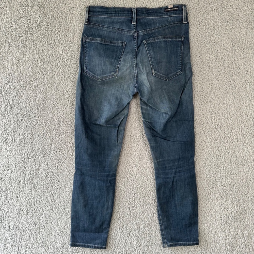 Citizens of Humanity Jeans Women's 26 Blue Mid Rise Skinny Leg Stretch - Picture 14 of 16